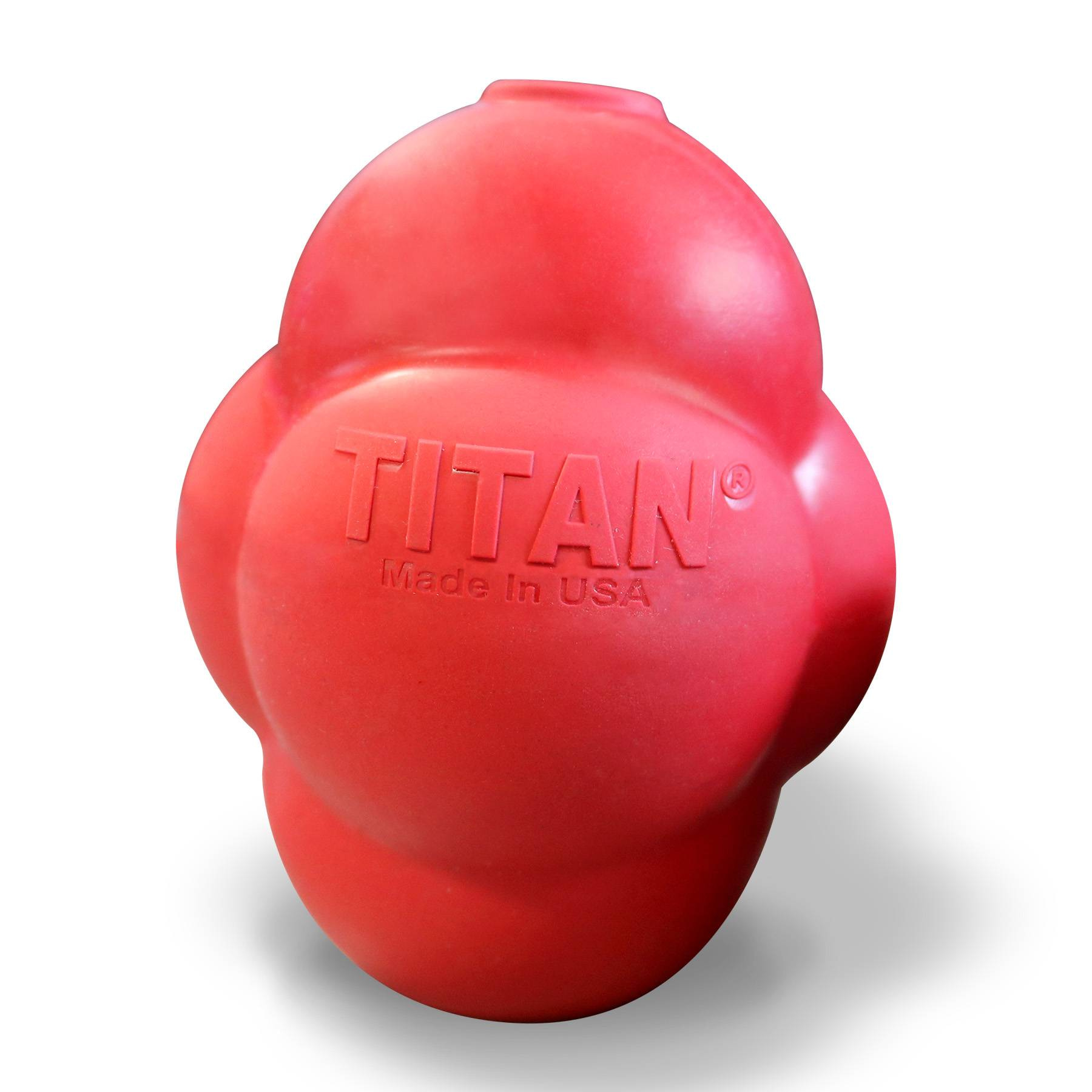 this image shows the titan medium busy bounce dog toy